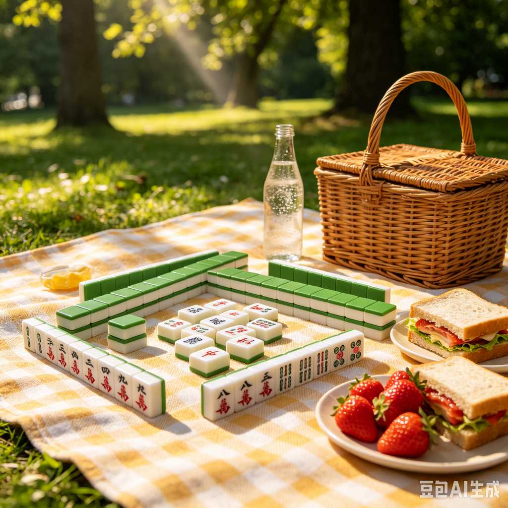 glossy mahjong tiles